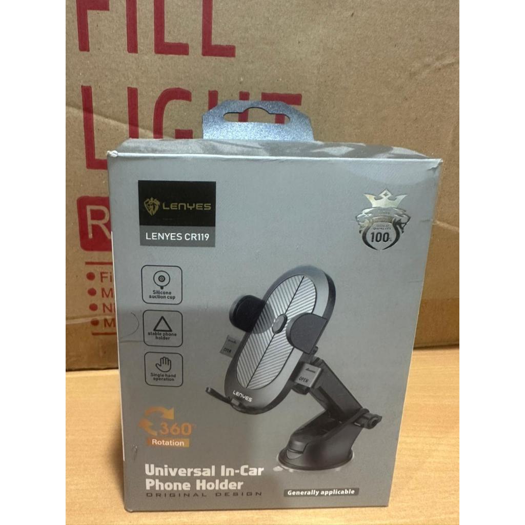 Lenyes CR119 Ex Display Holder Mobil Suction Cup Dudukan HP Dashboard