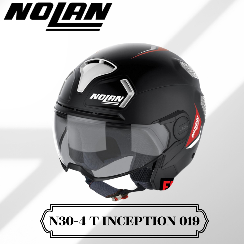 Nolan N30-4 T 019 Inception Helm Half Face SNI N304