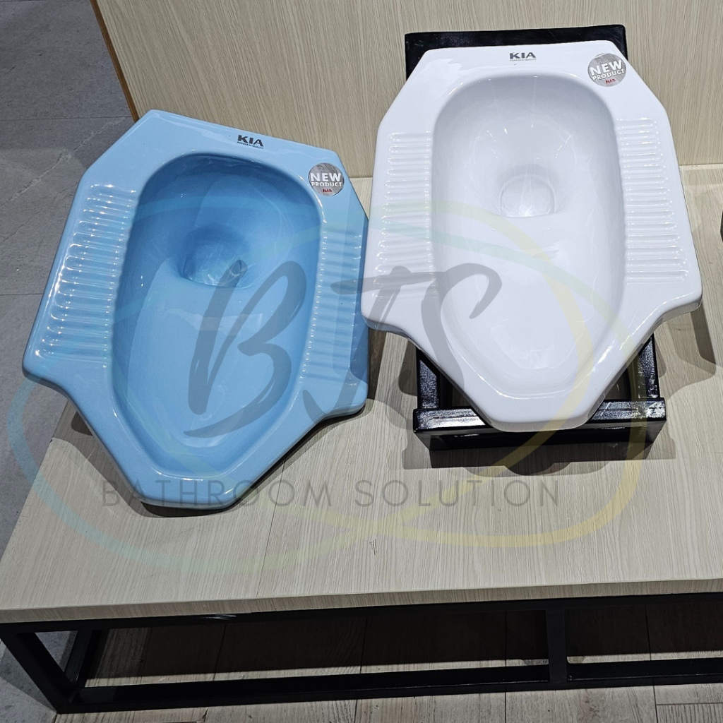 Kloset Jongkok Prince Kia Tanah Liat Glossy / Kloset jongkok / Kloset jongkok murah / Kloset jongkok