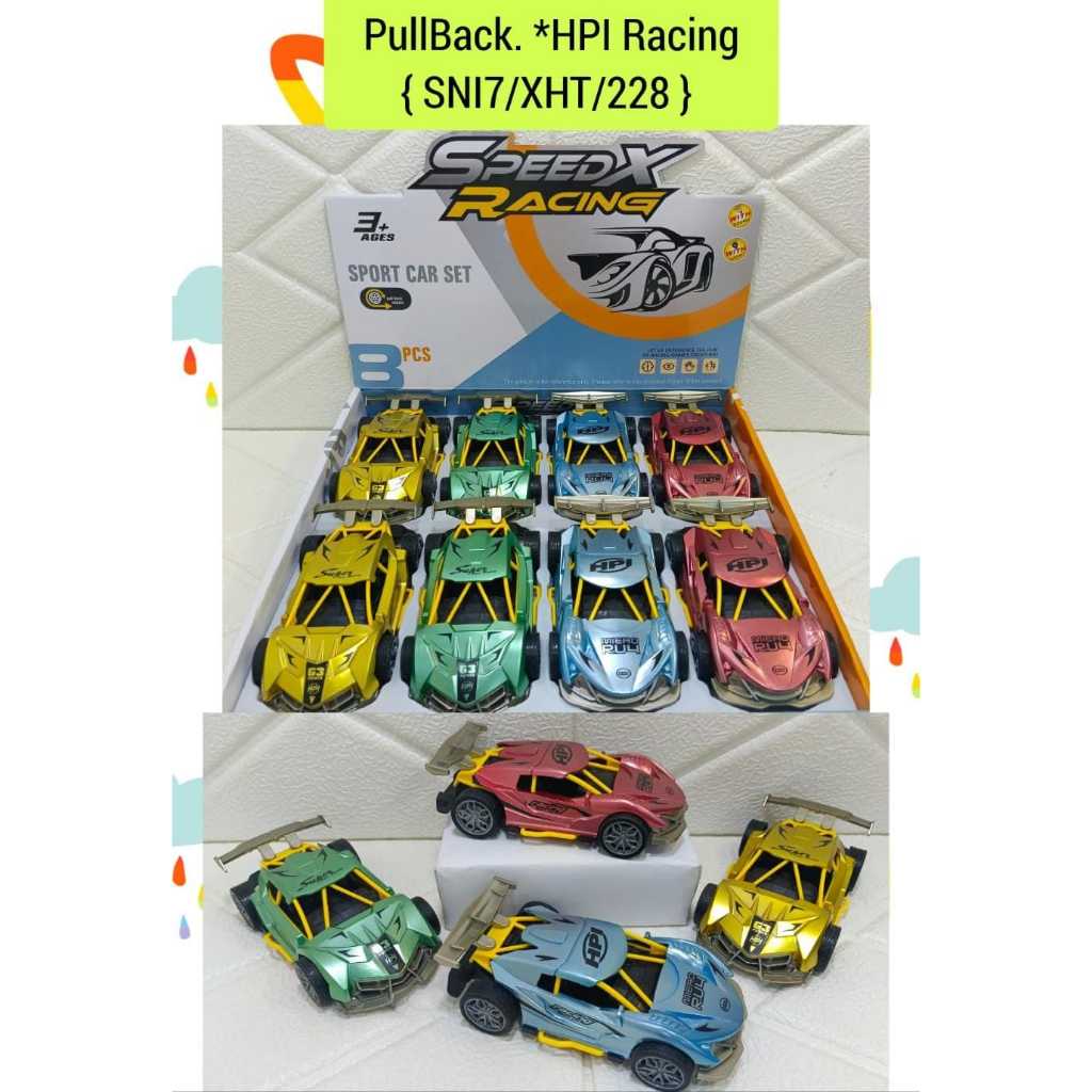 Mainan Mobil Balap HPI Racing Pullback - Mobil Balap Mainan Bisa Jalan 228