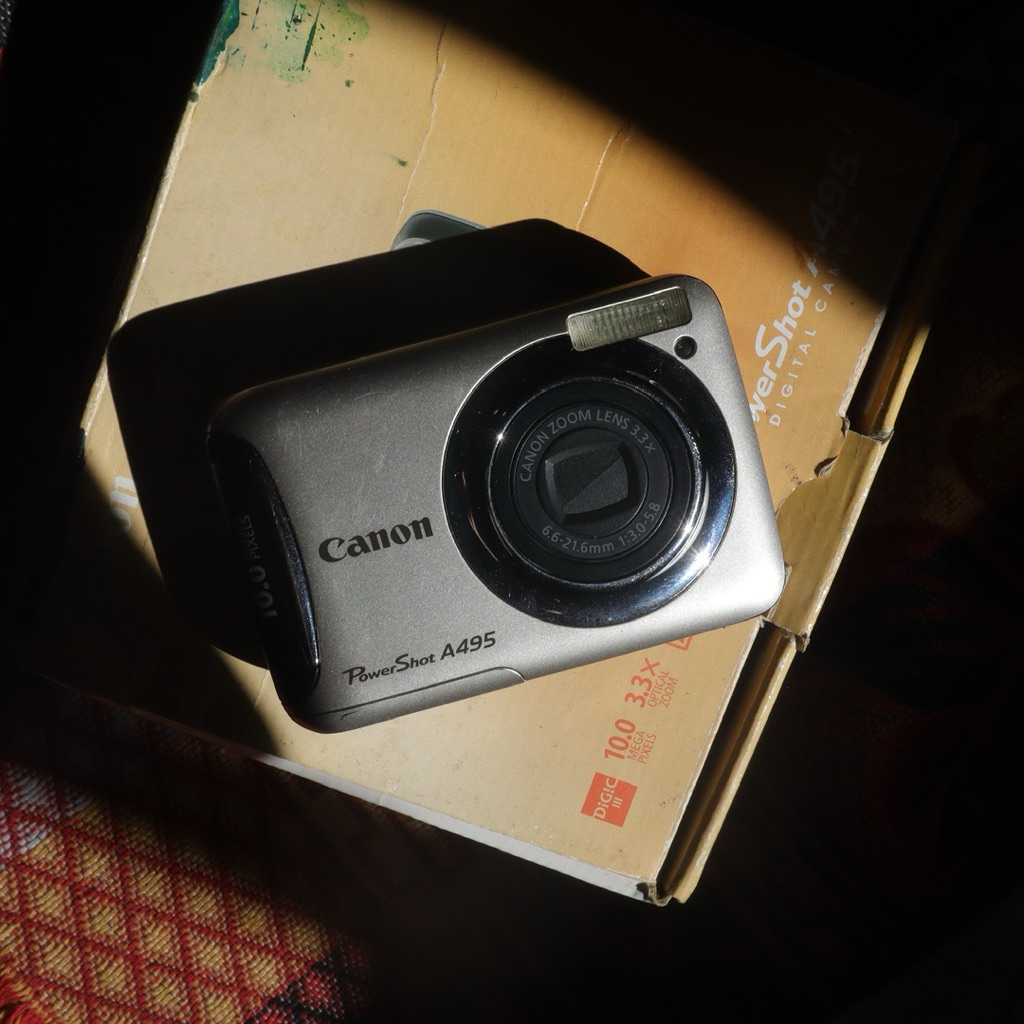 DIGICAM CANON POWERSHOT A495 SILVER 10 MP