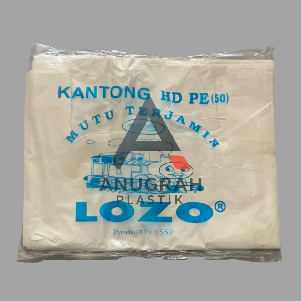 Anugrah Plastik Kantong Plastik Putih Lozo 50 | Kresek Putih 50 | Kresek Raja Jumbo