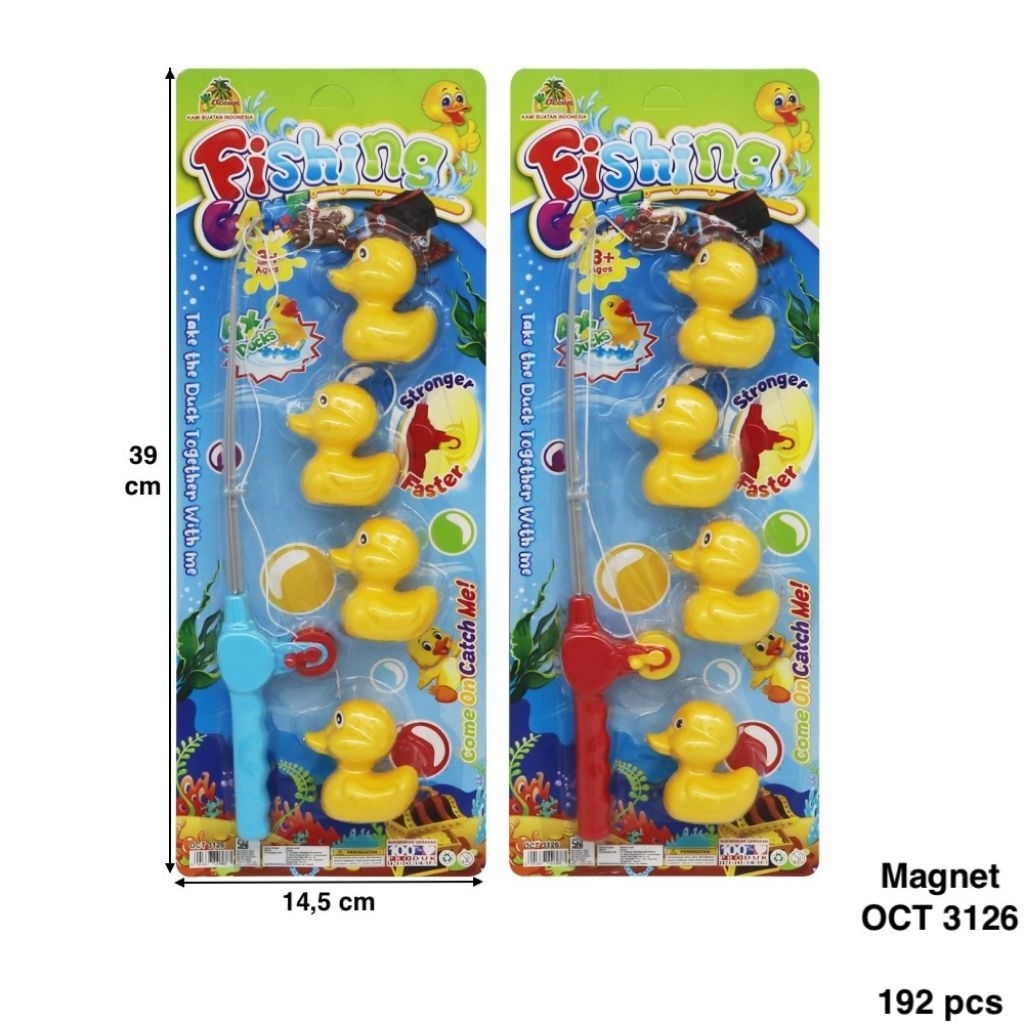 Pancing bebek mainan anak pancing edukasi