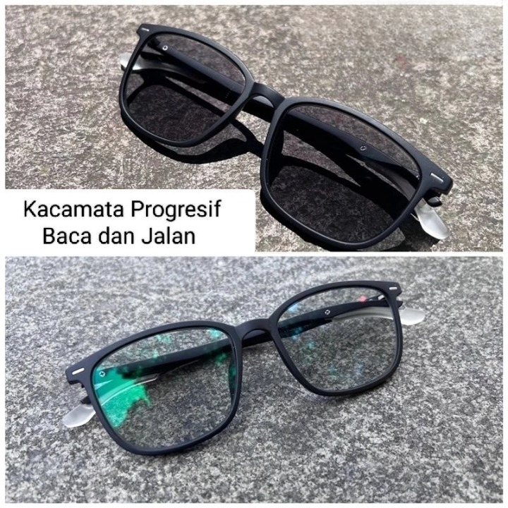 Kacamata Baca dan Jalan Lensa Progresif Photocromic Lensa Optik
