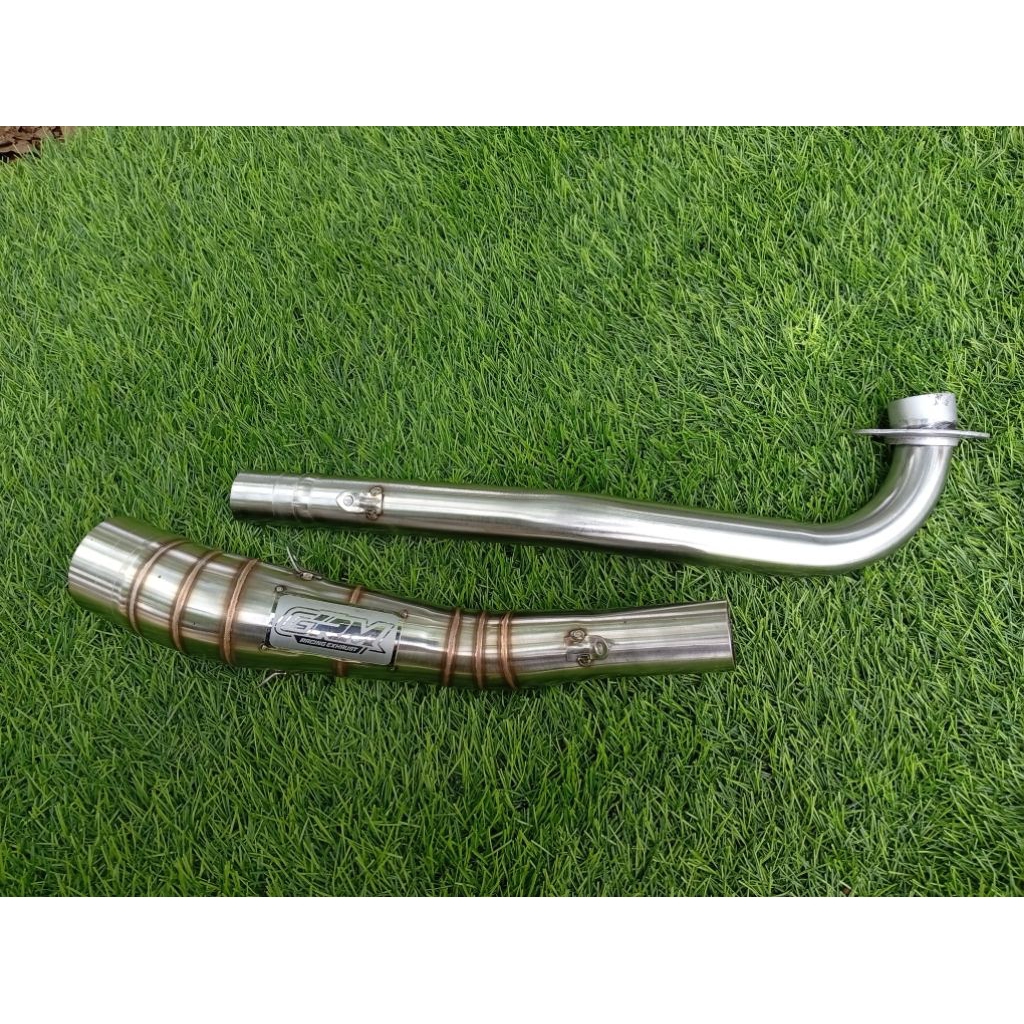 pipa leheran knalpot SupraX125 fi injeksi