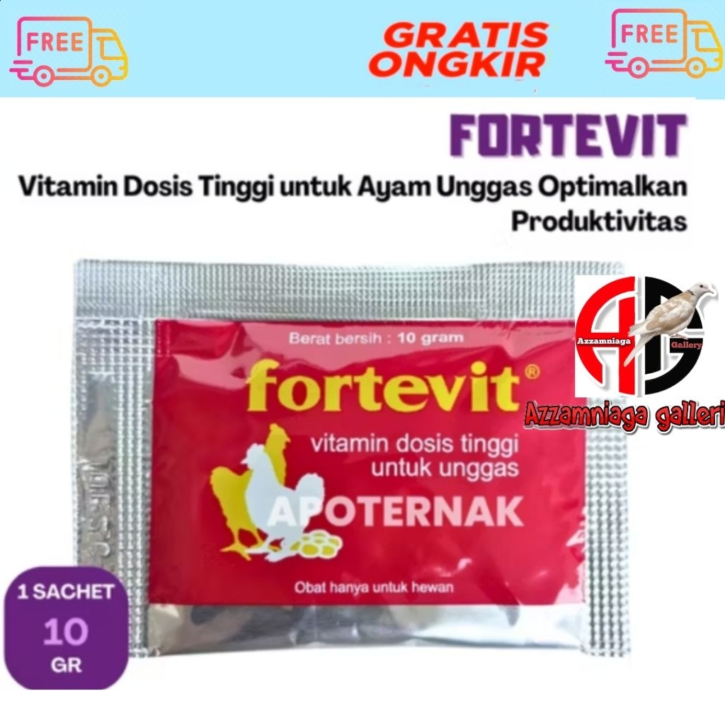 FORTEVIT MEDION VITAMIN UNTUK AYAM 10 GR