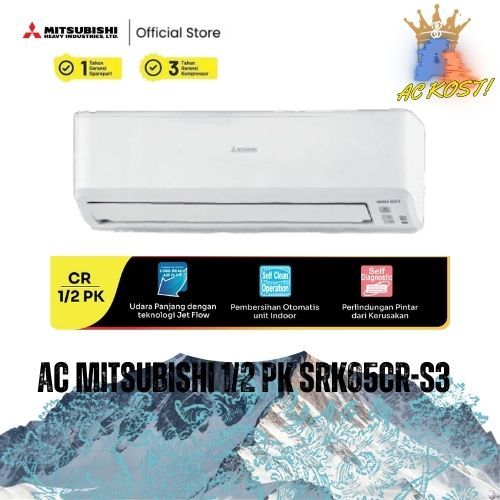 AC Mitsubishi 1/2PK SRK05CR-S3