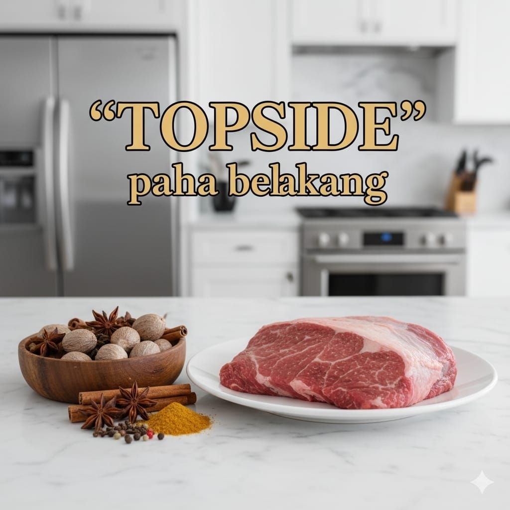 Daging rendang super top side / kg
