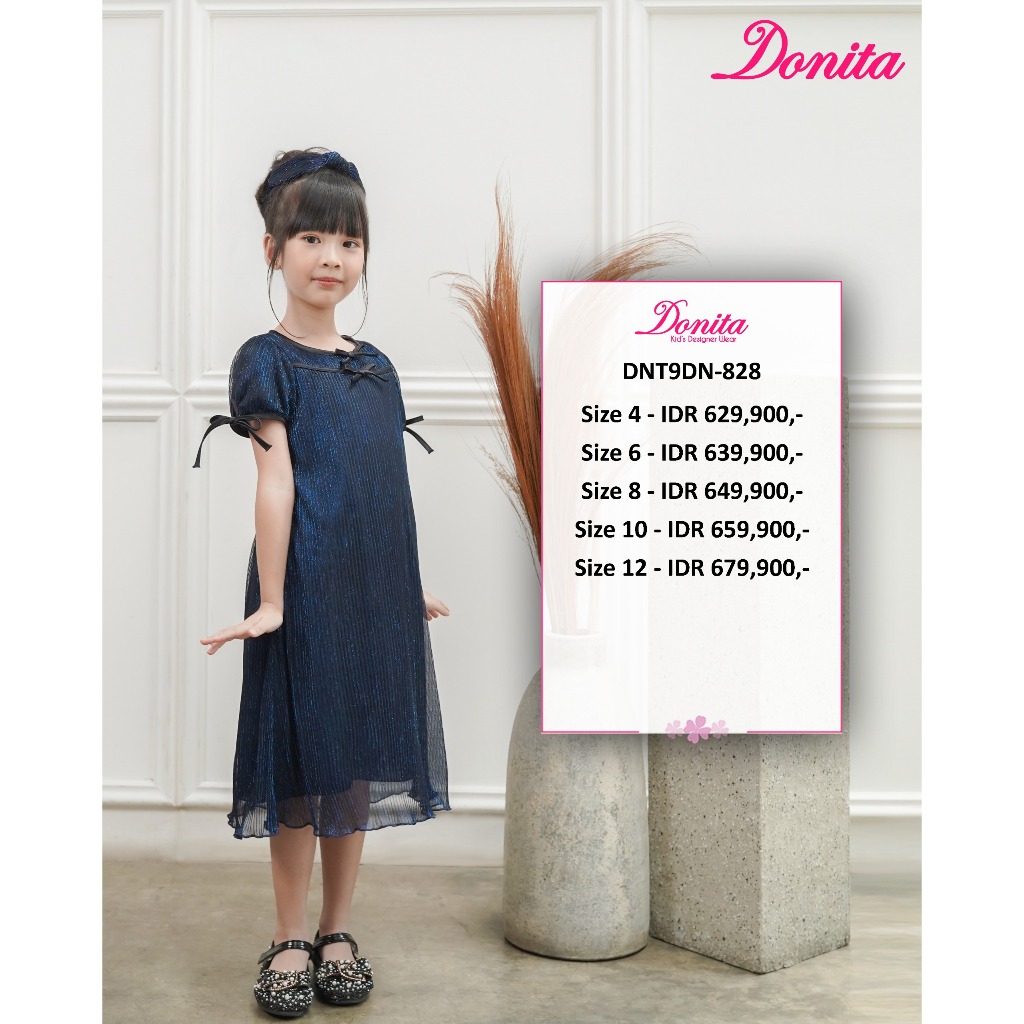 DRESS PARTY ANAK PEREMPUAN BRAND DONITA DN-828