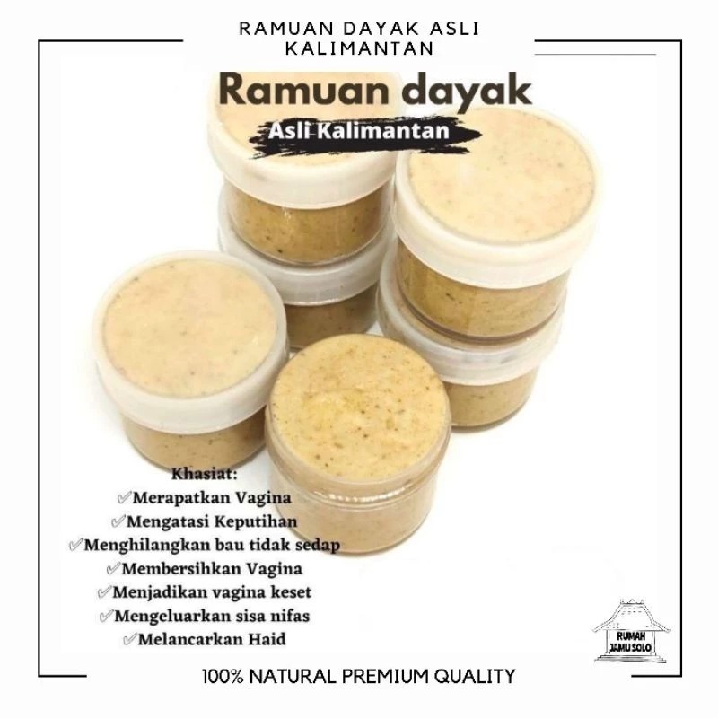Ramuan dayak original herbal / ramuan bujang dayak Kalimantan