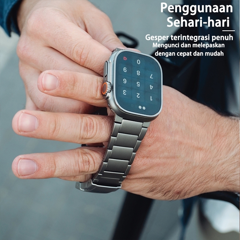 HOT SALE [BARU] SAMSUNG Smartwatch S9 Ultra2 Strap Stainless Jam Tangan smart watch pria Jam tangan