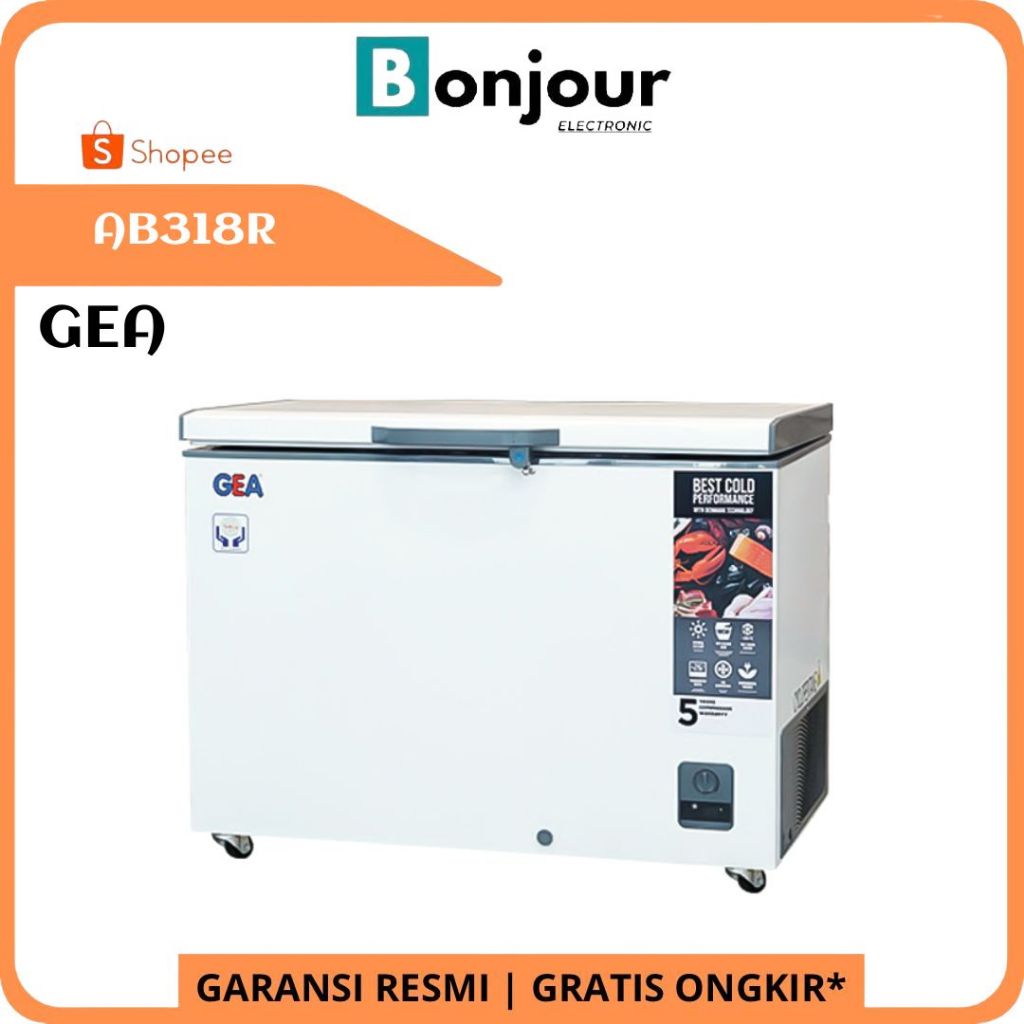 Chest Freezer 318 Liter GEA AB318R Freezer Box GEA AB-318-R 318 L GEA