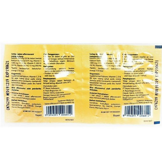 CDR JERUK MANDARIN 1 STRIP 2 TABLET