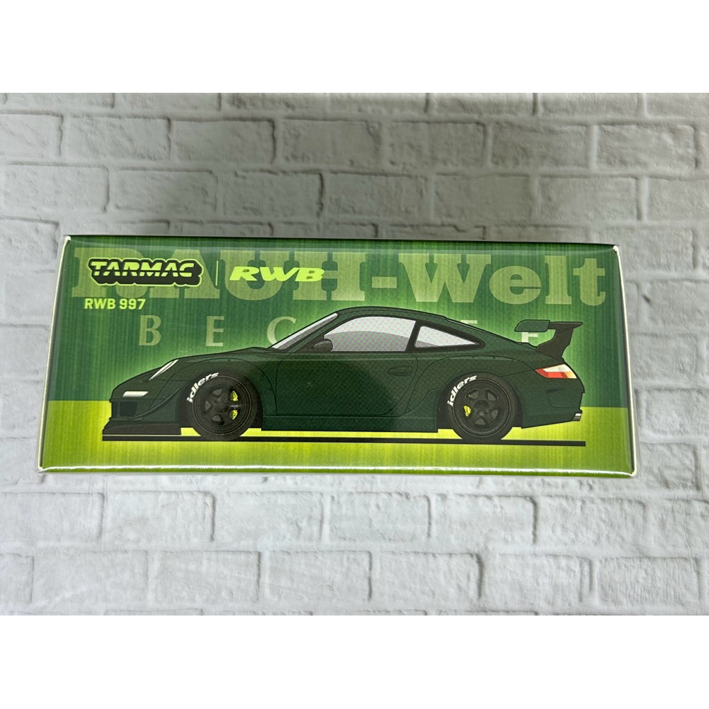 Tarmac Works x RWB Porsche 997 Tsubasa Green + Kaos RWB Tee | 2025 Indonesia Diecast Expo (IDE)