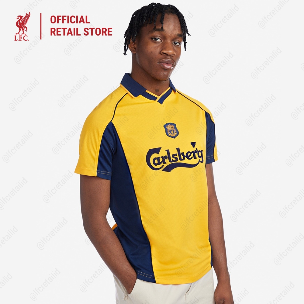Liverpool FC 2000-2001 Away Shirt  - Official LFC Jersey Original Pria