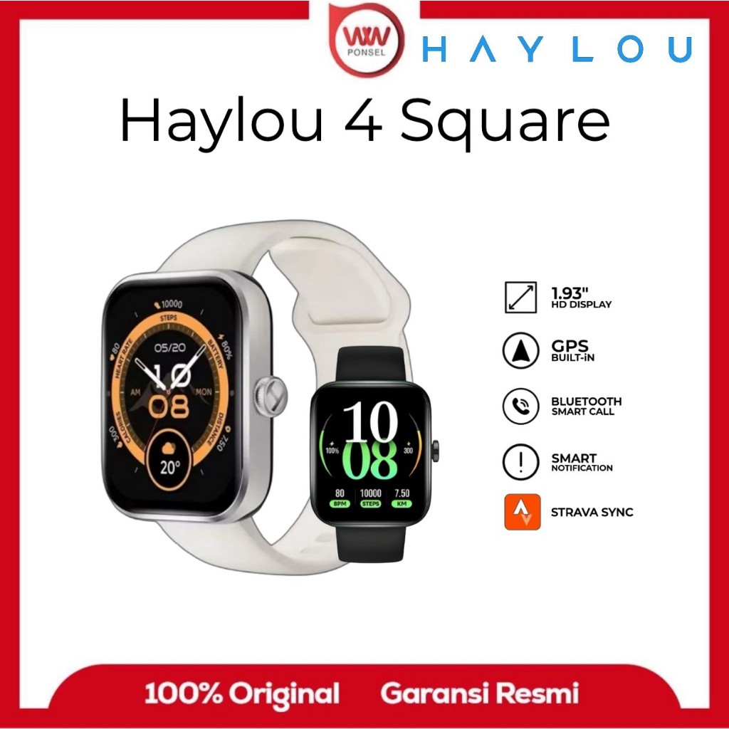 Haylou Watch 4 Smartwatch Multifungsi dengan GPS dan Bluetooth Calling