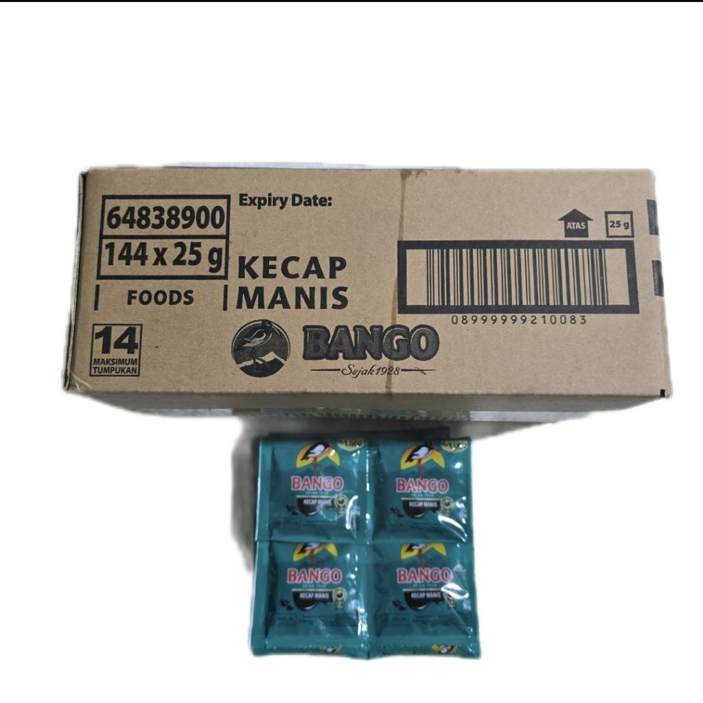 Kecap manis bango 1 dus isi 12 renteng ( DOS )