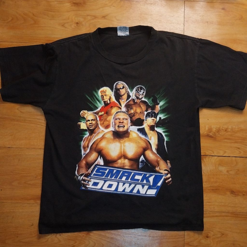 kaos smack down wwe vintage brock lesnar hulk hogan kurt angel