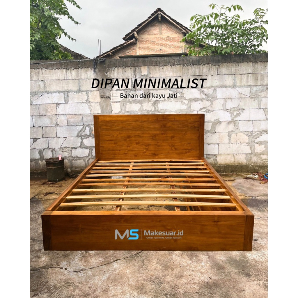 Dipan Minimalist Kayu Jati Kualitas Terbaik