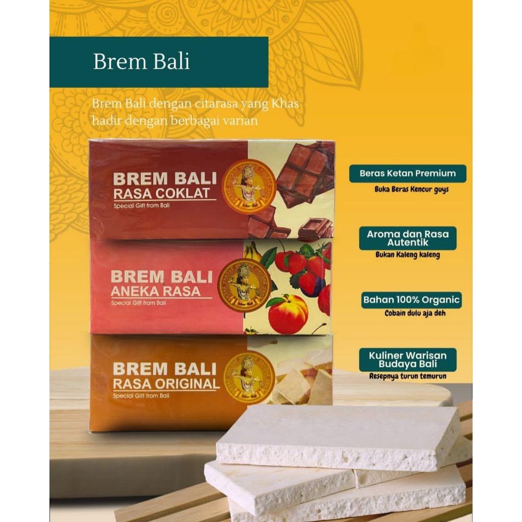 brem bali aneka rasa brem coklat brem durian brem nangka brem jeruk brem original oleh oleh Bali jas