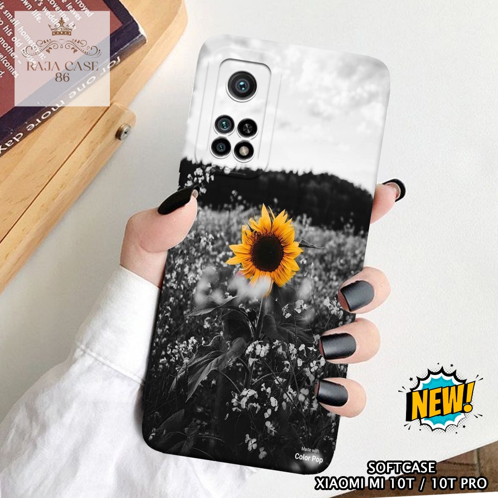 Case Xiaomi Mi 10T / 10T Pro - casing Xiaomi Mi 10T - Motif case Bunga - Pelindung handphone - Xiaom