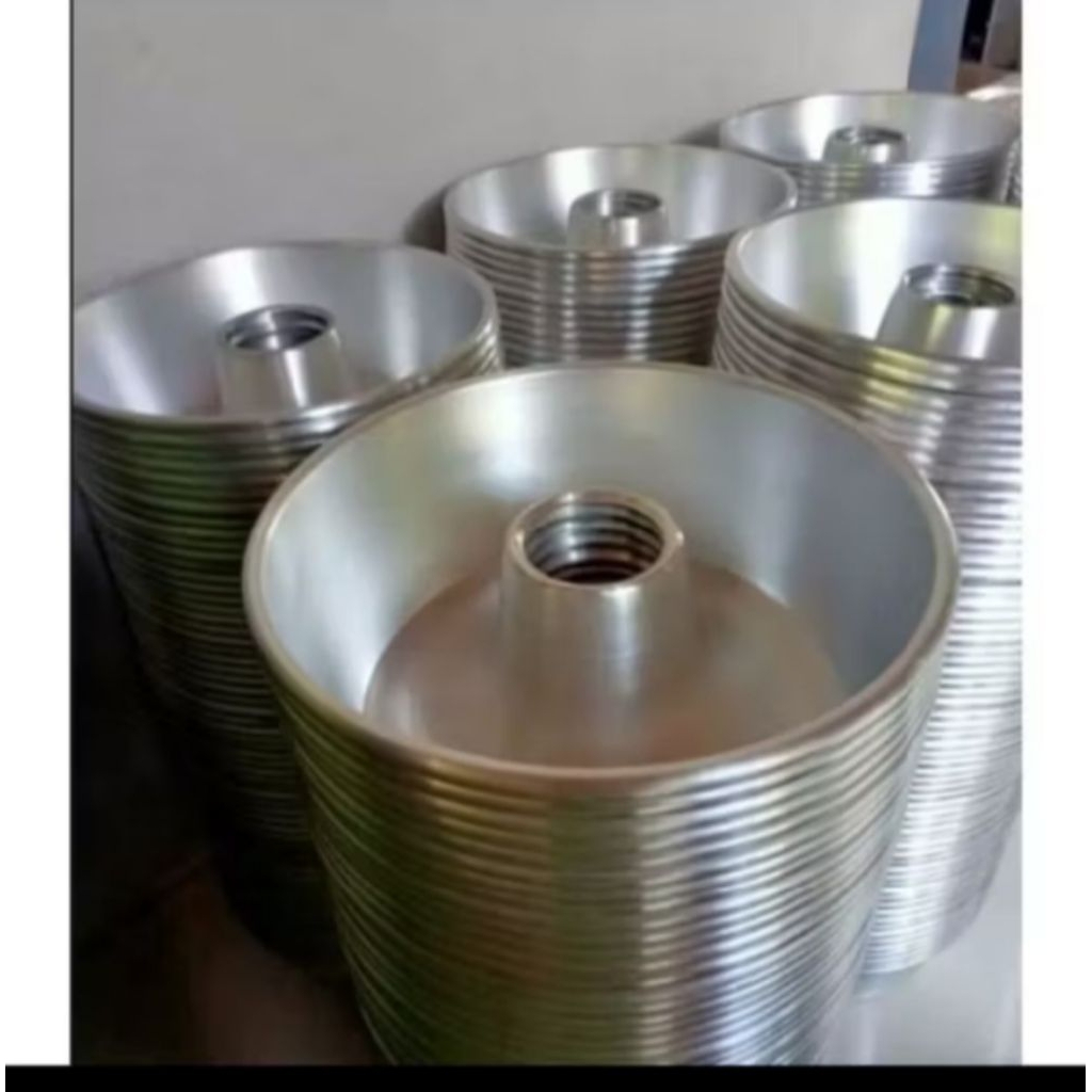 LT,Loyang Tulban kue bolu Alumunium UK 18 cm