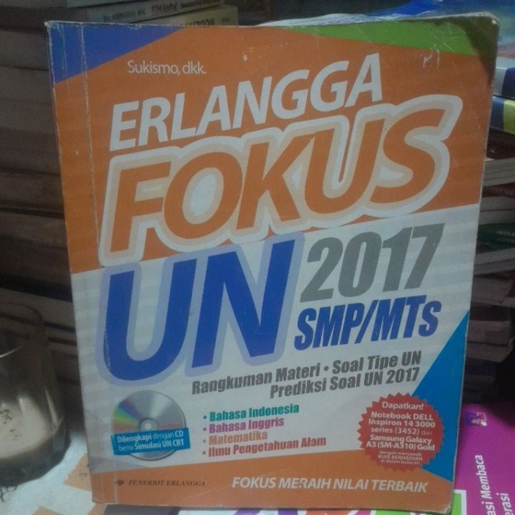 BUKU ERLANGGA FOKUS US/UN SMP/MTS 2017 PENERBIT ERLANGGA