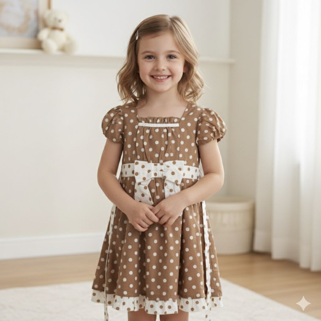 [NEW] donita - dress anak cewek polka coksu