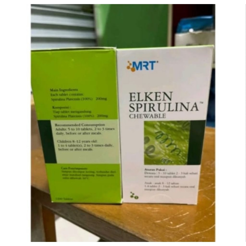 Elken Spirulina isi 1200 tablet