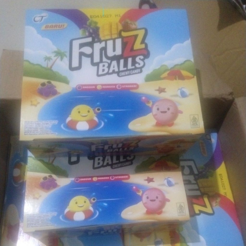 fruzz balls chewy candy 1pcs isi 24