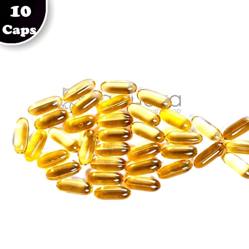 TERMURAH Minyak Ikan Eceran 10 Kapsul Untuk Hewan Kucing Ayam dll