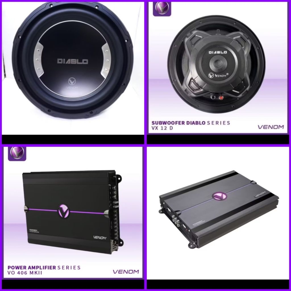 Paket Audio Power dan Subwoofer Venom Diablo