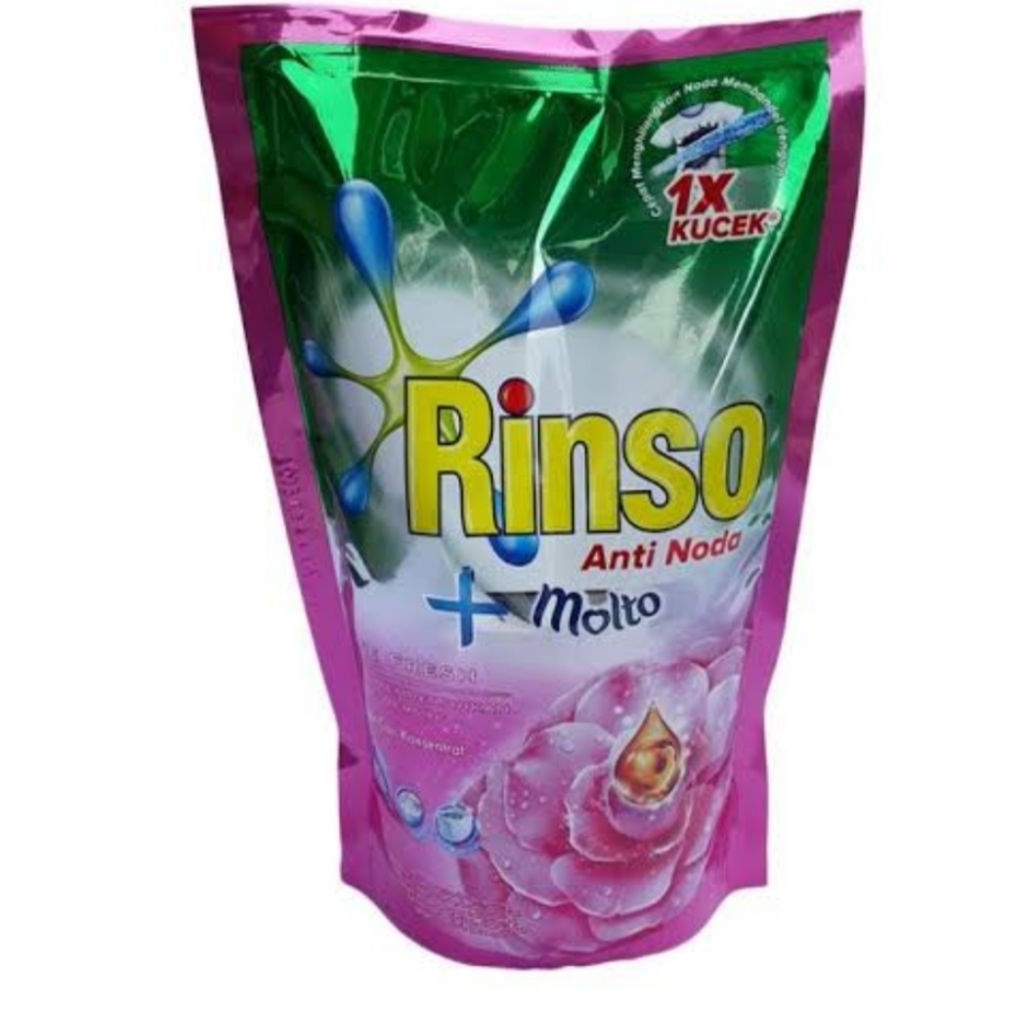 Rinso Cair Ungu 750 ml / Rinso Molto Parfum Essence 750ml