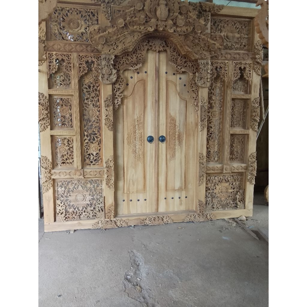 gebyok motif still bali ukiran 250cmx250cm