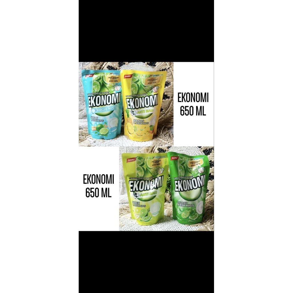 ekonomi sabun cuci piring 650ml (1 dus)