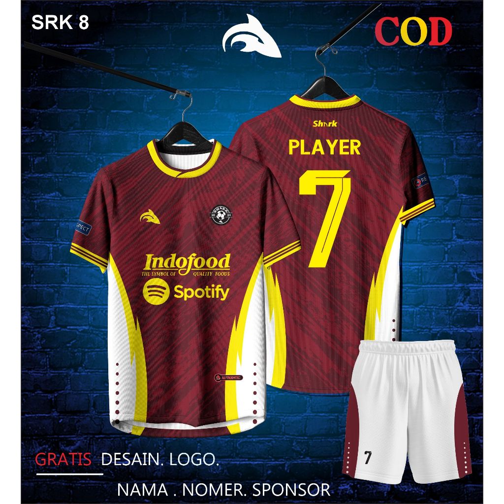JERSEY FULL PRINTING/ JERSEY FUTSAL/JERSEY BOLA/JERSEY UNISEX/JERSEY KEREEN/ JERSEY API/JERSER TERBA