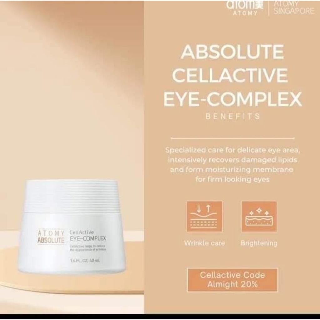 Atomy Absolute eye cream krim mata ANTI AGING ORI 100%