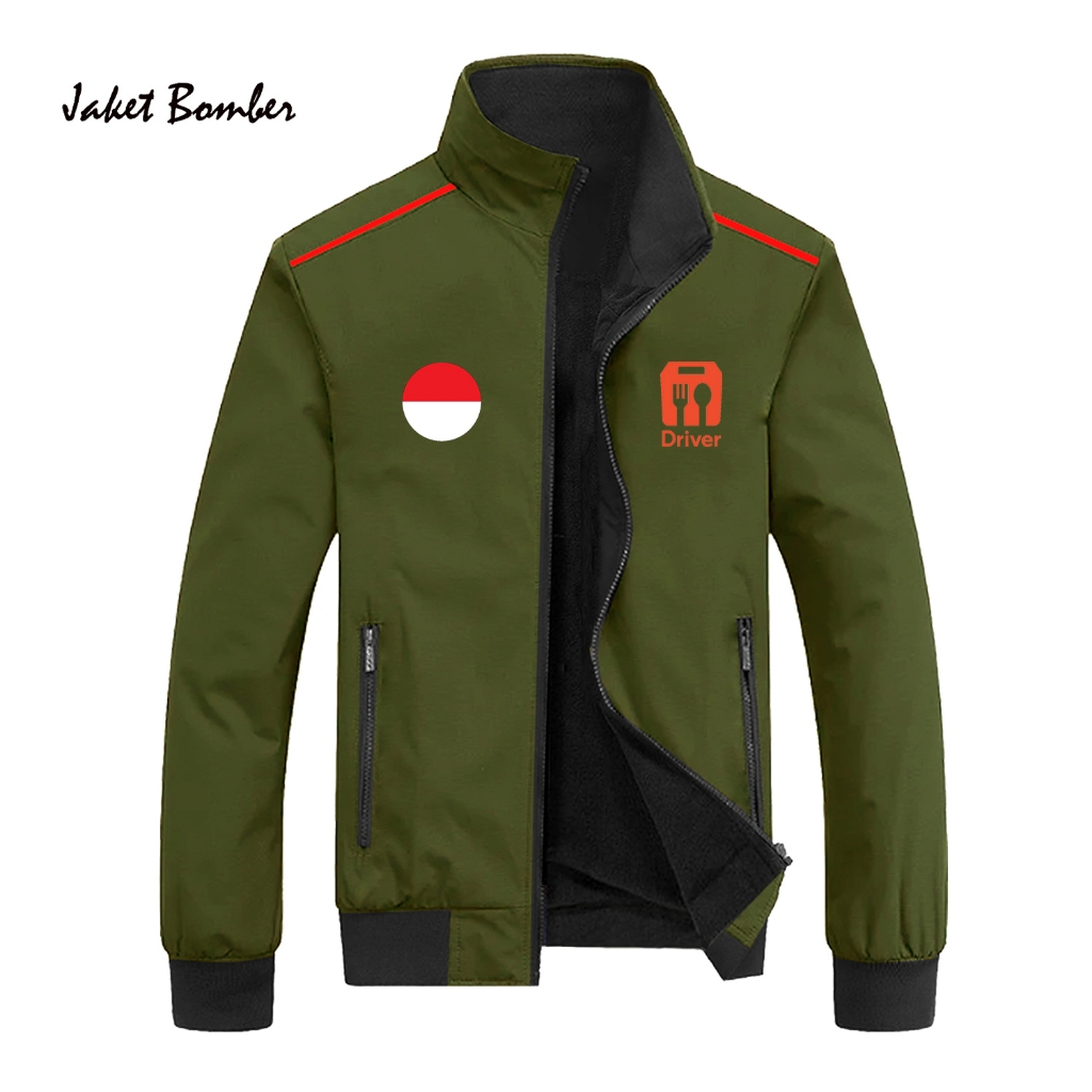 Big Sell Jaket Bomber Shopeefood / Jaket bomber ojek online /Jaket Bomber Ojek Online Shopeefood Ter