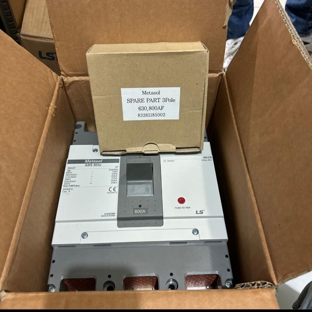 MCCB LS ABS 803C 3P 800A/MCCB LS 3P 800A ORIGINAL