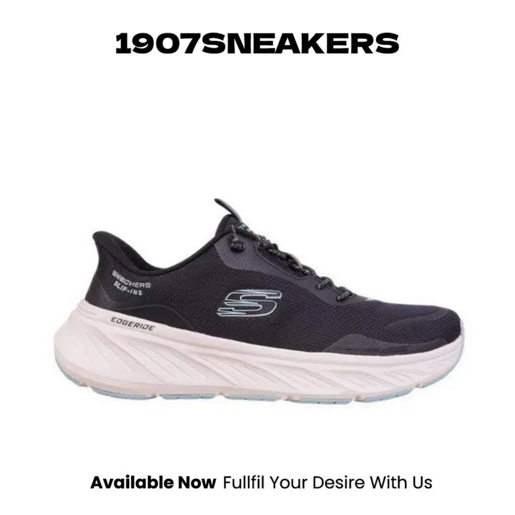 Sepatu Fitnes Wanita SkechersSlip-Ins Edgeride - Black SKE150495BLK