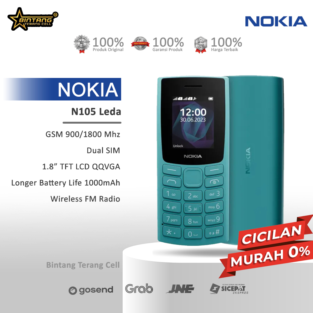 Nokia N105 Dual Sim Original nokia n105 Leda Garansi Resmi TAM