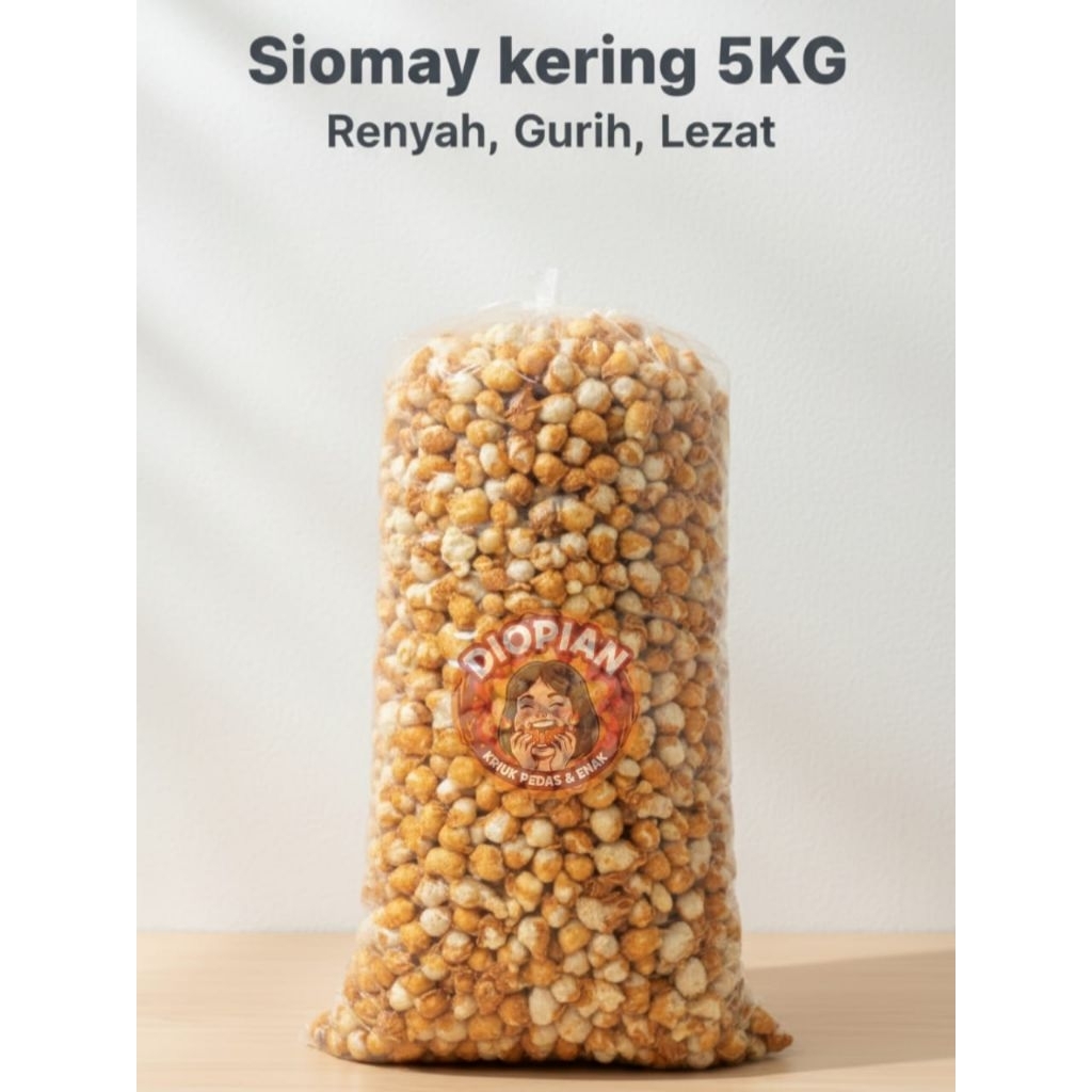 Siomay Mini 5kg Renyah / Siomay kering mini 5kg / siomay kering gratis packing kardus