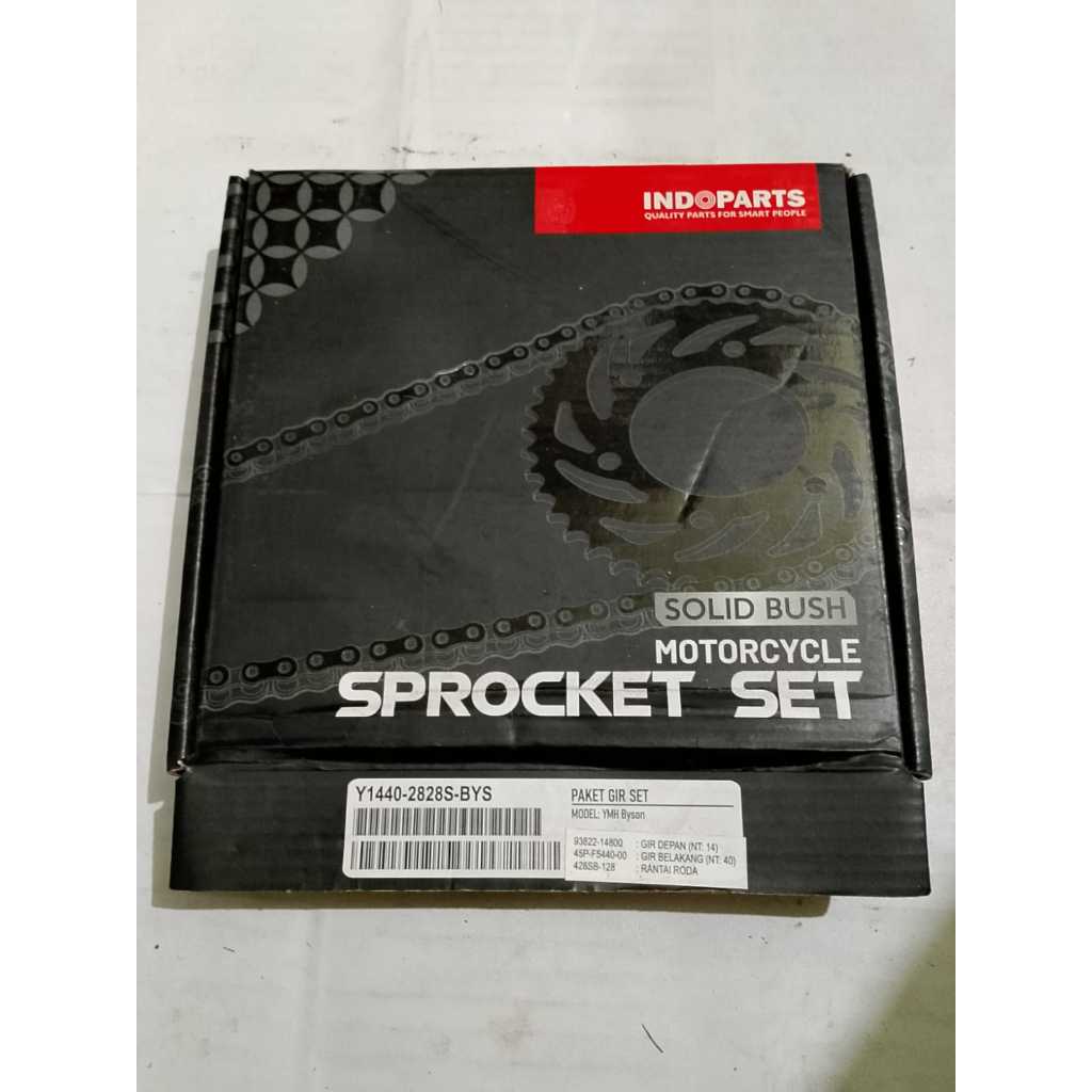 Indopart Gear Set Byson / Gear Set Yamaha Byson / Y1440-2828S-BYS