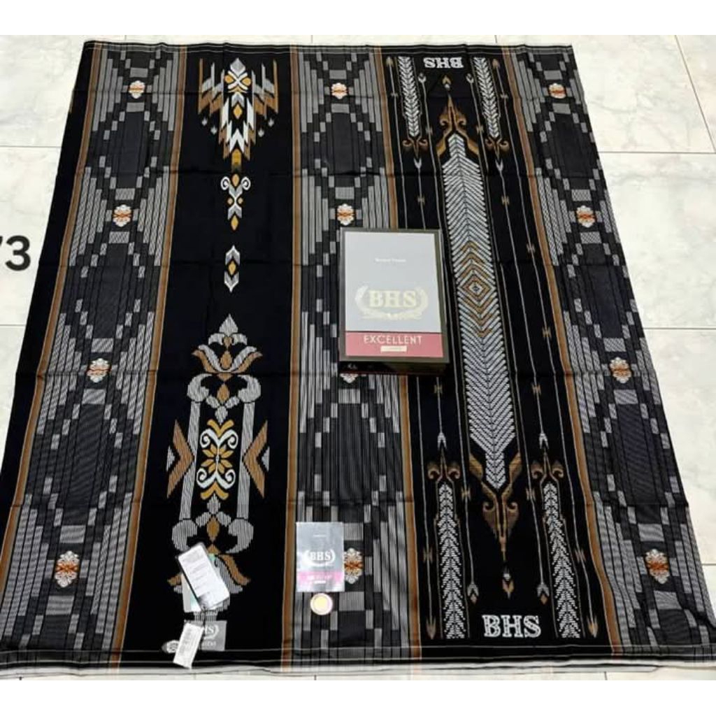 SARUNG BHS EXCELLENT SONGKET SKA SKB GOLD SILVER ORI