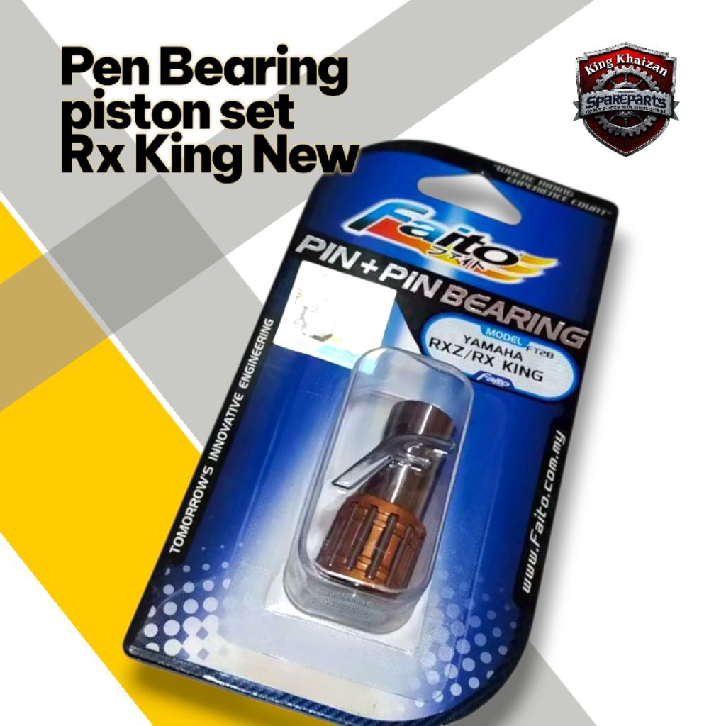 PEN  BEARING RX KING FAITO LAHER PIN PISTON SET RX KING FAITO RACING
