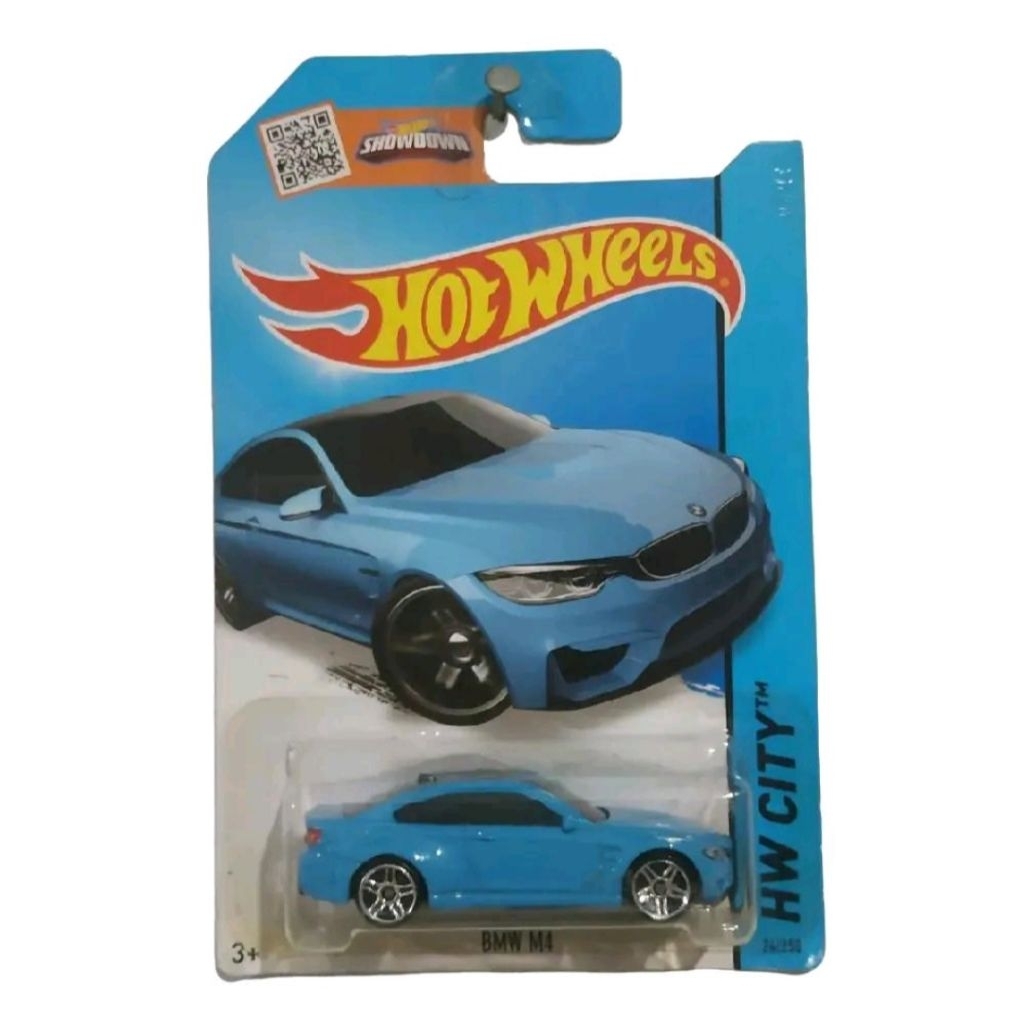 Hot Wheels BMW M4 Blue biru