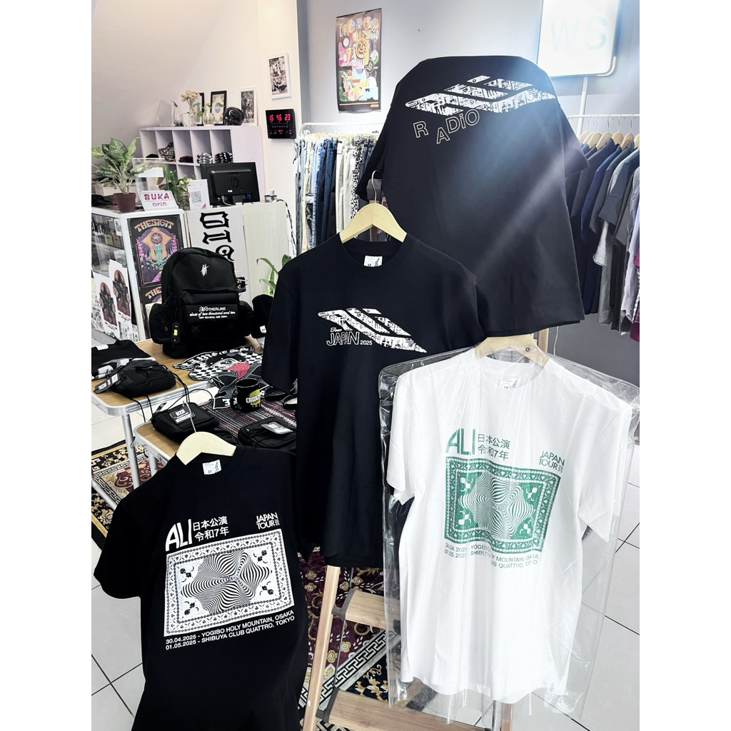 TSHIRT MERCH BAND ALI RADIO