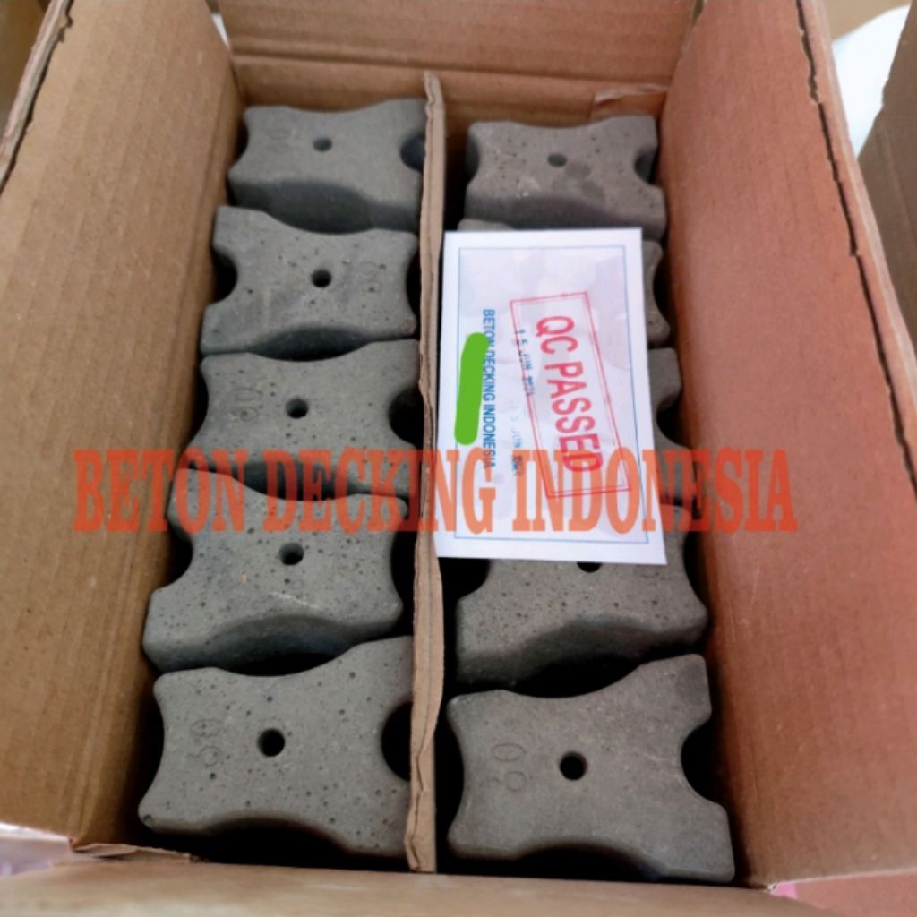 Tahu Beton Tunggal 60mm — 50 pcs/box | Beton Decking Semarang