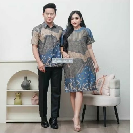 Dress Batik Couple Natal / Baju Batik Pasangan