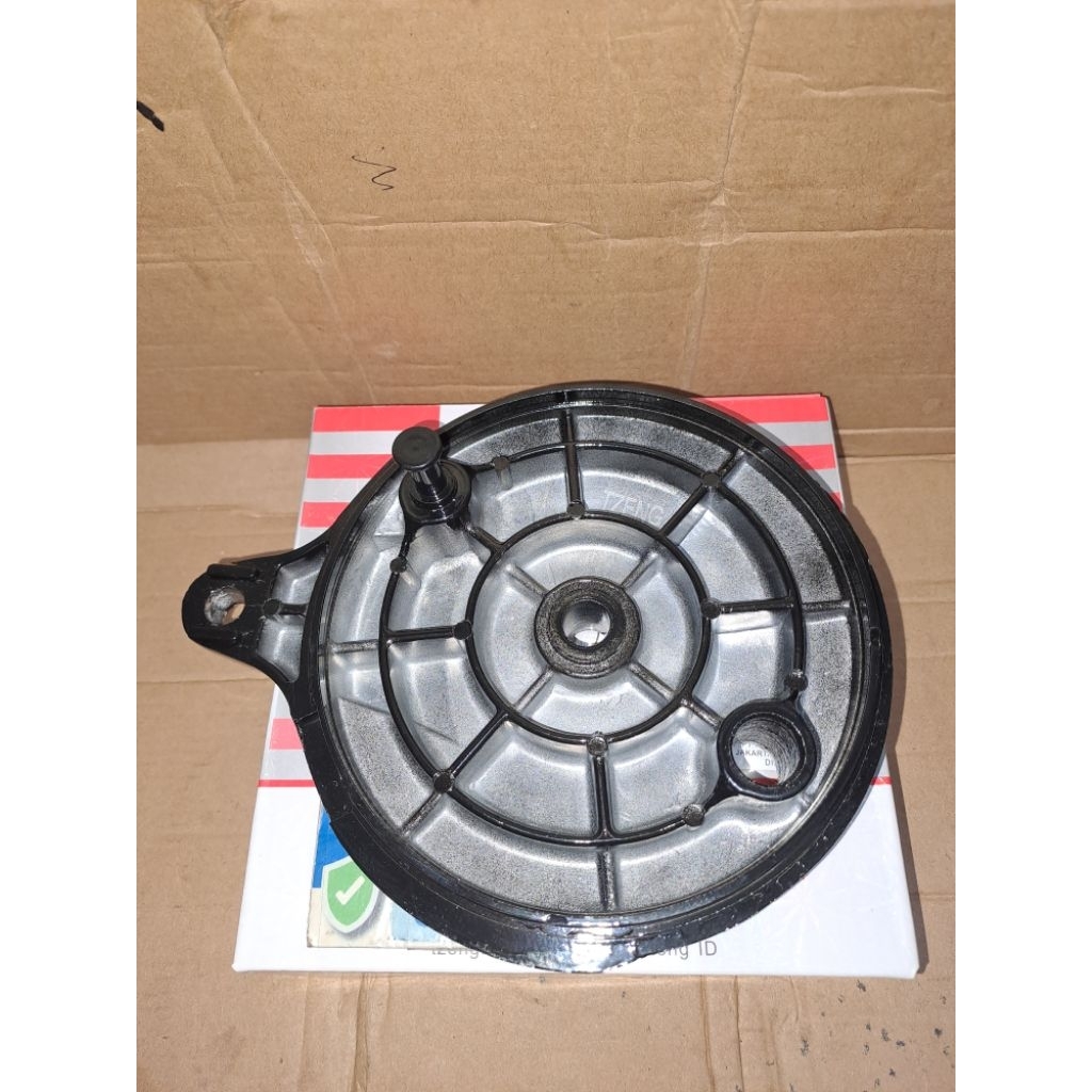 tutup tromol belakang jupiter mx/vega r new hitam